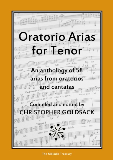 Oratorio Arias for Tenor (coil bound edition)
