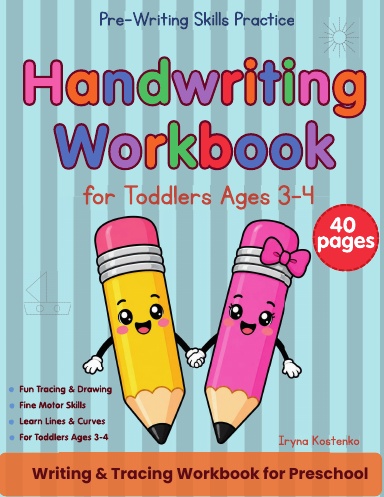 Handwriting workbook: for children 3-4 years
