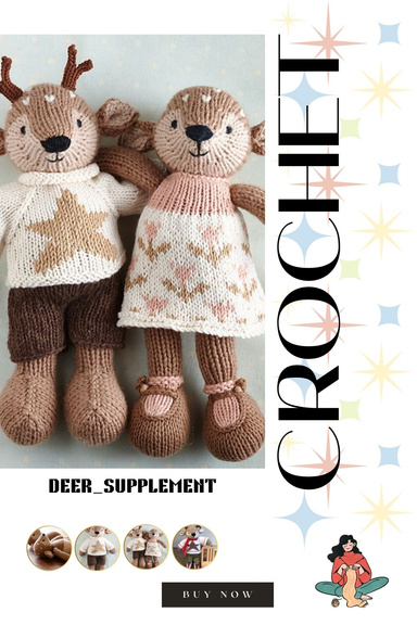 Deer Amigurumi Supplement – Knitting Pattern