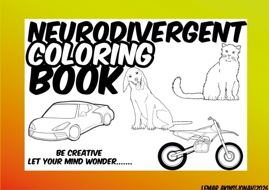 Neurodivergent coloring book