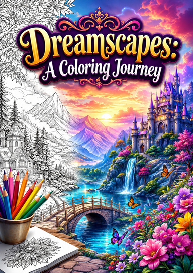 Dreamscapes: A Coloring Journey