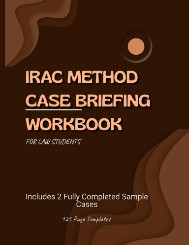 Case Briefing Workbook for Law Student