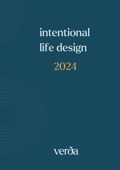 Intentional Life Design Planner 2024 Desk edition Green