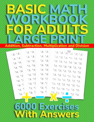 Basic Math Workbook for Adults