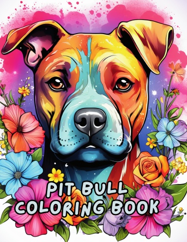 Pit Bull Coloring Book