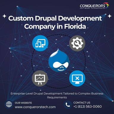 Custom Drupal Development Company in Florida | Conquerors Tech