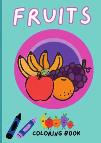 Kids fruite coloring book