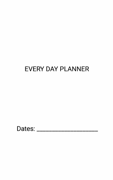 The Everyday Planner
