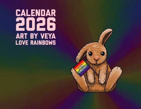 Calendar 2026 Love Rainbows