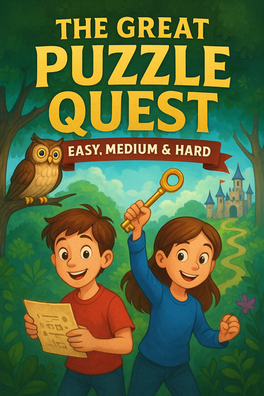 The Great Puzzle Quest: Easy, Medium & Hard