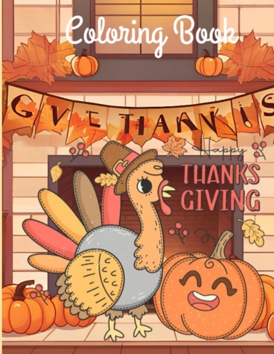 Happy Thanksgiving Colouring Book