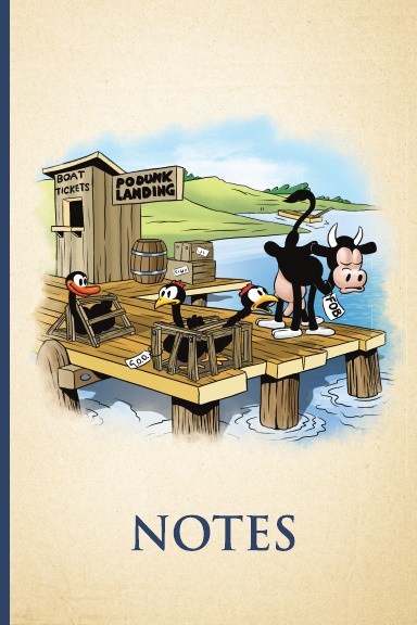 Steamboat Willie Notebook – Podunk Landing  (100 pages)
