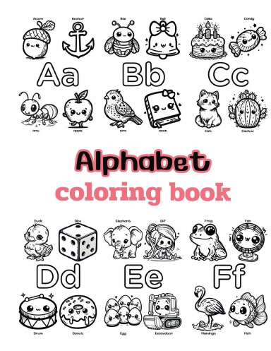 Alphabet coloring book