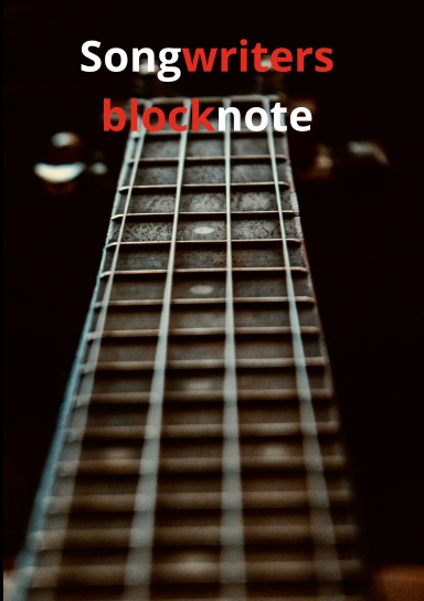 Songwriters blocknote