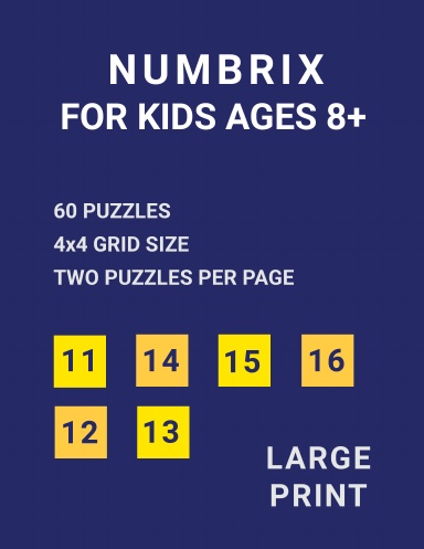 Numbrix for Kids Ages 8+
