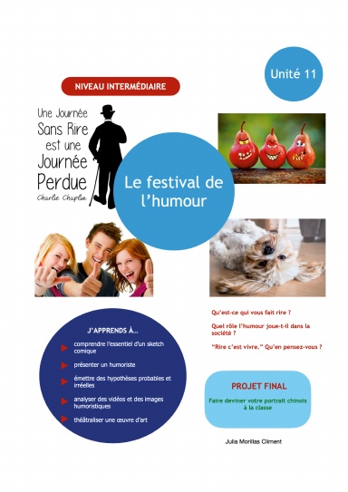 Unité 11 : Le festival de l’humour – Activités niveau intermédiare