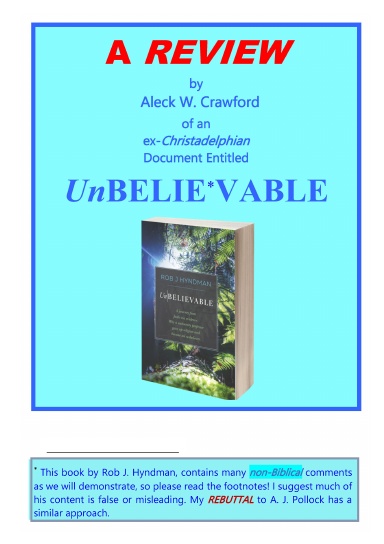 A Review of UnBelievable