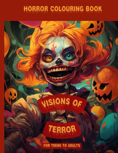 Visions of Terror Horror Colouring Book Premium
