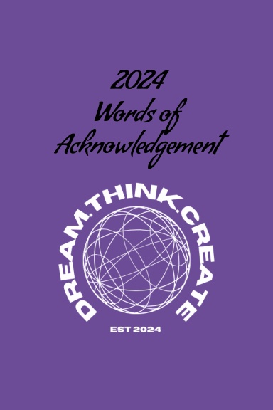 2024 Words of Acknowledgement