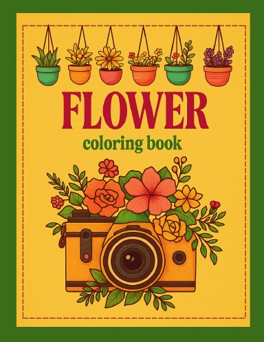 Flower Coloring Book