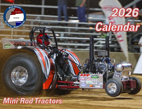 Mid South Pullers Mini Rod Tractors 2026 Calendar