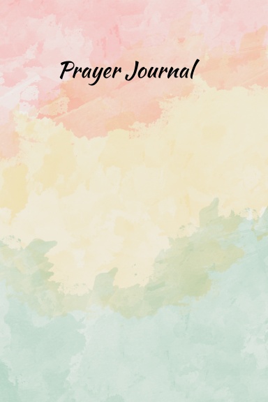 Pastel Rainbow Prayer Journal