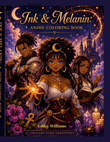 Ink & Melanin Anime Coloring Book