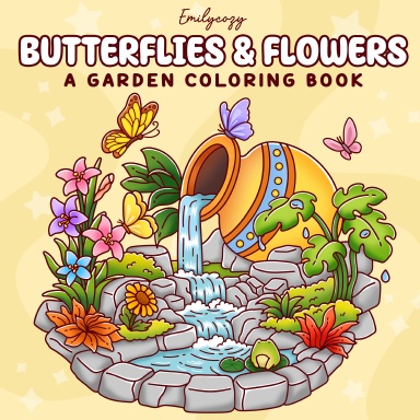 Butterflies and Flowers | Spiral-binding