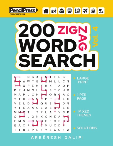 200 Zigzag Word Search Vol. 4
