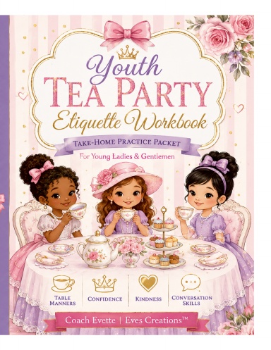 Youth TEA PARTY Etiquette Workbook