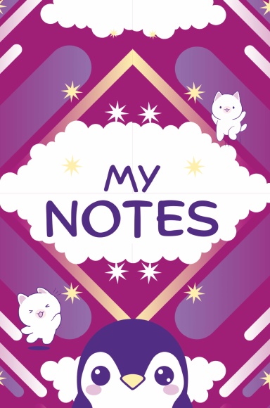Purple Botanical Notebook