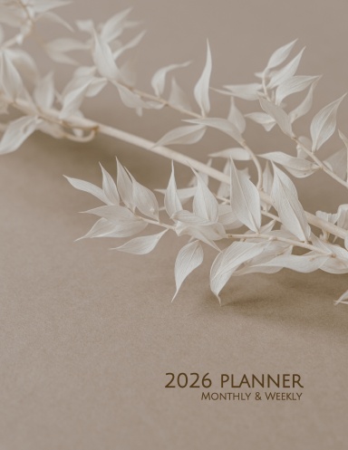 2026 Monthly & Weekly Planner