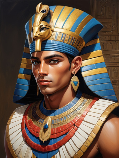 Portraits of Egyptian Pharaohs
