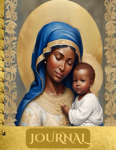 Journal (Black Madonna Gold Laurel Cover)