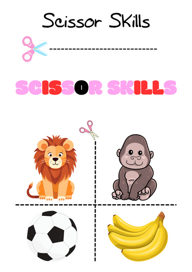 Scissor Skills Fun: Cut, and Create for Kids