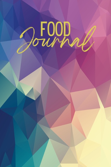Food Journal - Your path to well-being - colourful triangles