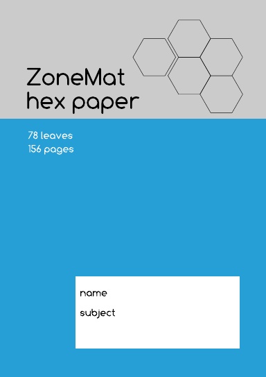 ZoneMat hex paper