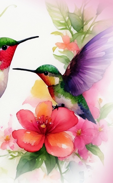 Hummingbird Pocket Size Lined Journal