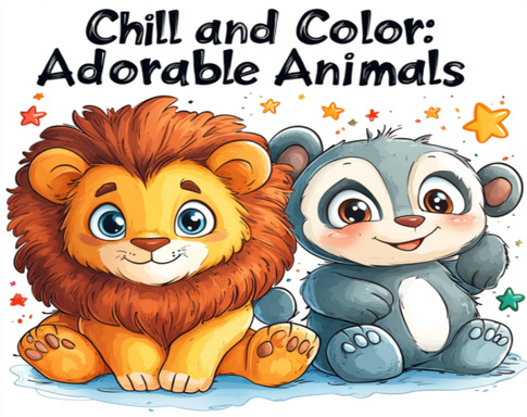 Chill and Color: Adorable Animals