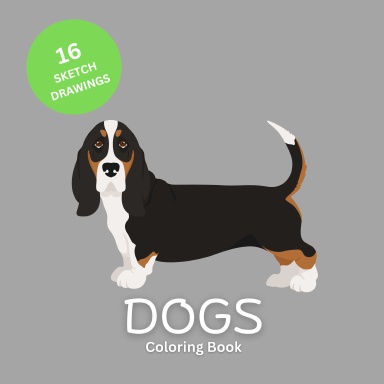 Dogs Colouring Book
