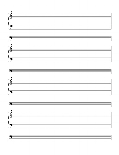 Organ Music Notebook