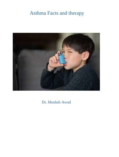 Asthma Facts and therapy