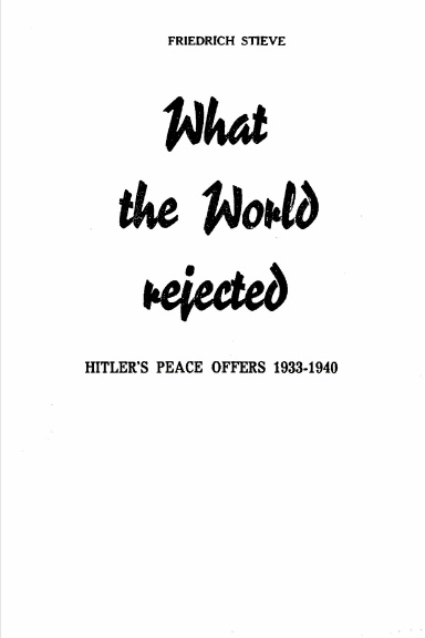 What the World Rejected