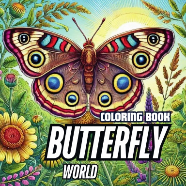 Butterfly World: A Paradise of Color and Beauty Coloring Book