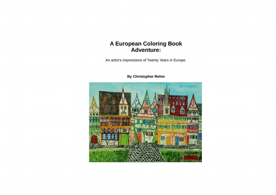 A European Coloring Adventure