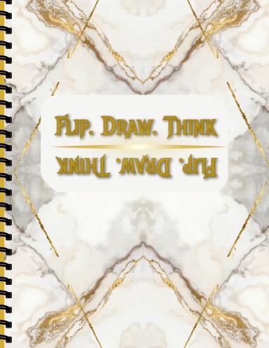 Spiral Flip Sketch & Note Book – 8.5 x 11 Dual-Sided Notebook with ...