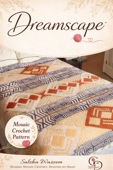 Dreams mosaic crochet blanket pattern