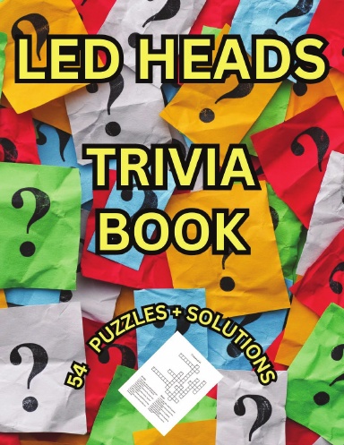 LED HEADS TRIVIA PUZZLE BOOK