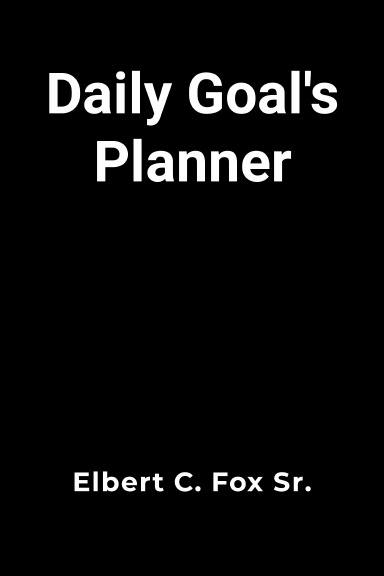 Daily Goal's Planner