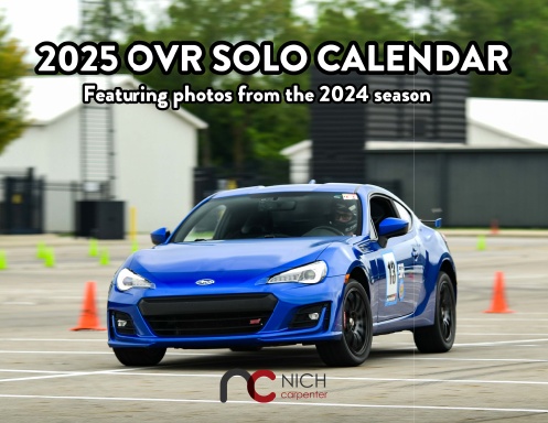 OVR Solo 2025 Calander